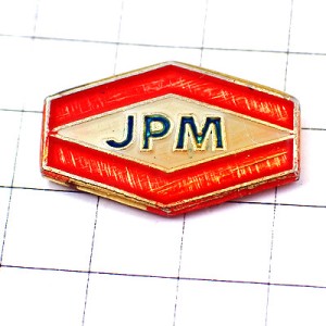 お買得ピンバッジ・JPMアルファベット菱形