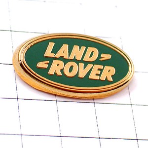 ピンバッジ・ランドローバー車エンブレム英国イギリスUK緑色 ROVER RANGE-ROVER LAND-ROVER ENGLAND