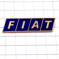 ピンバッジ・フィアット車エンブレム紺色ロゴ FIAT ITALIA ITALY