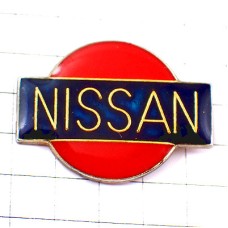 ピンバッジ・日産自動車ロゴマーク赤い丸 NISSAN