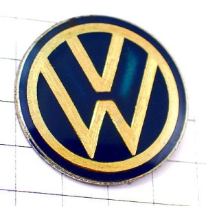 ピンバッジ・フォルクスワーゲンVW丸ロゴ車 VW VOLKSWAGEN GERMANY