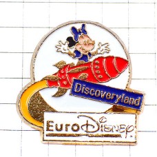 ピンバッジ・ミニーちゃんユーロディズニー宇宙ロケット旅行 MINNIE EURODISNEY DISCOVERYLAND