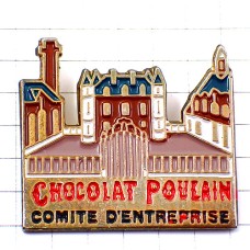 ピンバッジ・プーラン社チョコレート工場 CHOCOLAT-POULAIN BLOIS FRANCE