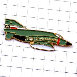 ピンバッジ・F-4戦闘機ファントムIIアメリカUSAマクドネルエアクラフト社ミリタリー飛行機