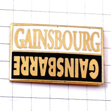 ピンバッジ・セルジュゲンスブール歌手 SERGE-GAINSBOURG GAINSBARRE