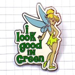 ピンバッジ・ティンカーベル緑が似合うピーターパン妖精ディズニー TINKERBELL