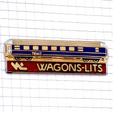 ピンバッジ・国際寝台車会社ワゴンリー鉄道トレイン車両  WAGONS-LITS TRANS-EURO-NUIT