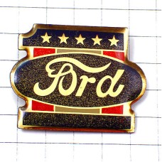 ピンバッジ・フォード車アメリカ/USA国旗柄１ナンバーワン星条旗 FORD USA