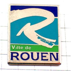 ピンバッジ・アルファベット「Ｒ」ルーアン ROUEN FRANCE