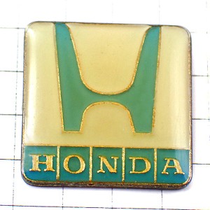 ピンバッジ・ホンダ水色エンブレムＨ HONDA