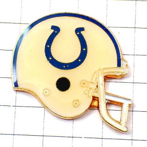 ピンバッジ・インディアナポリスコルツ/USAアメフト蹄鉄アメリカンフットボール INDIANAPOLIS COLTS