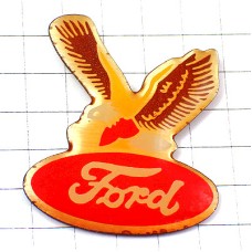 ピンバッジ・フォード車ワシ鷲イーグル鳥 FORD USA