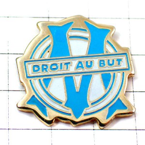 ピンバッジ・オリンピックマルセイユOMサッカー紋章 OLYMPIQUE-DE-MARSEILLE