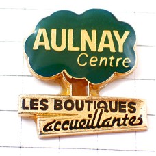 ピンバッジ・みどりの木グリーン緑 AULNAY