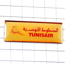 ピンバッジ・チュニスエアー航空アラビア語 TUNISAIR TUNISIA