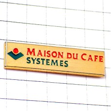 ピンバッジ・メゾンデュカフェ珈琲コーヒーシステムズ MAISON-DU-CAFE