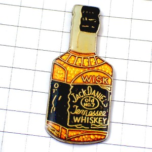 ピンバッジ・ジャックダニエル酒ボトル瓶ウイスキー JACK-DANIELS TENNESSEE WHISKY WHISKEY USA