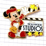 ピンバッジ・ミッキーマウス映画ディズニー小道具カチンコ星ハリウッド MICKEY HOLLYWOOD-STUDIOS