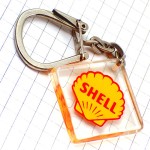 キーホルダー・シェル石油オイル黄色い二枚貝 SHELL ENGLAND