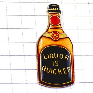 ピンバッジ・９９お酒リカーボトル瓶 LIQUOR