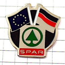 ピンバッジ・ドイツ国旗ヨーロッパ欧州旗EU欧州連合スパー緑の木 GERMANY EUROPE FLAG SPAR