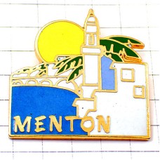 ピンバッジ・コートダジュールの夕日マントン MENTON