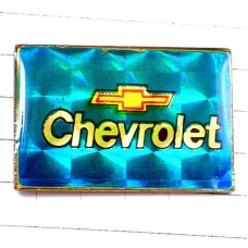 ピンバッジ・シボレー車エンブレム青に十字ロゴ CHEVROLET USA