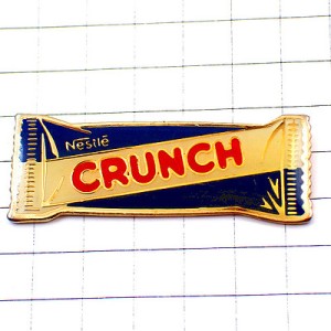 ピンバッジ・ネスレのクランチお菓子 CRUNCH NESTLE