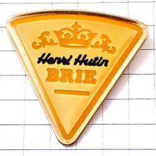 ピンバッジ・ブリー王冠チーズ会社 HENRI-HUTIN BRIE