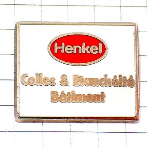 ピンバッジ・ヘンケル社ドイツ赤い丸 HENKEL GERMANY DEUTSCHLAND