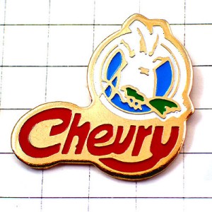 ピンバッジ・ヤギのチーズ山羊 CHEVRY CHEESE