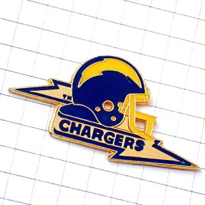 ピンバッジ・サンディエゴチャージャーズ/USAアメフトのヘルメット LOS-ANGELES CHARGERS HELMET NFL