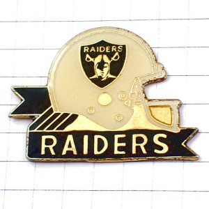 ピンバッジ・オークランドレイダースNFLアメフトUSAヘルメット LAS-VEGAS RAIDERS HELMET NFL USA