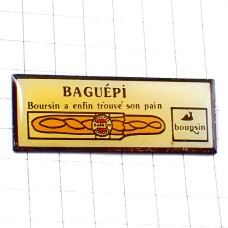 ピンバッジ・バゲット一本フランスパン小麦粉バゲピ BAGUEPI BAGUETTE BOURSIN