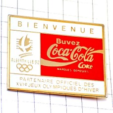 ピンバッジ・コカコーラ五輪オリンピック冬季アルベールビル COCA-COLA ALBERTVILLE SAVOIE FRANCE 1992