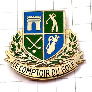 ピンバッジ・ゴルファー紋章ゴルフ場 COMPTOIR-DU-GOLF