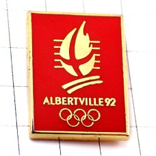 ピンバッジ・アルベールビル五輪オリンピック冬季ビンテージ中古品 ALBERTVILLE 1992