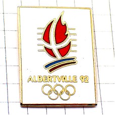 ピンバッジ・アルベールビル五輪オリンピック冬季1992年ビンテージ中古品 ALBERTVILLE SAVOIE FRANCE