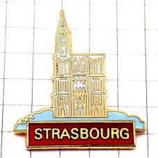 ピンバッジ・ストラスブール大聖堂アルザス地方 STRASBOURG CATHEDRAL ALSACE