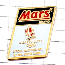 ピンバッジ・アルベールビル冬季オリンピック五輪マーズお菓子 MARS ALBERTVILLE SAVOIE FRANCE 1992