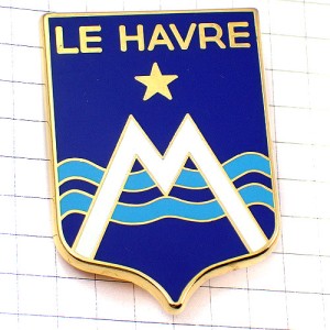 ブローチ・ルアーブル波と星の紋章 LE-HAVRE  BROCHE FRANCE