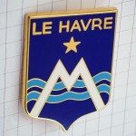 ブローチ・ルアーブル波と星の紋章 LE-HAVRE  BROCHE FRANCE