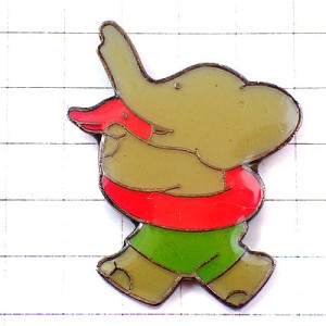 ピンバッジ・ぞうのババール象アヒルの浮き輪 BABAR