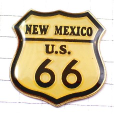 ピンバッジ・ルート66ハイウェイ高速道路アメリカ/ニューメキシコ州USA 66ROAD NEW-MEXICO