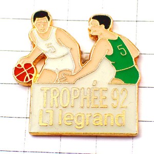 ピンバッジ・バスケットボール選手５番対決 LEGRAND BASKETBALL FRANCE