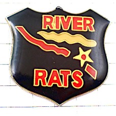 ピンバッジ・アイスホッケー星リバーラッツ紋章 RIVER-RATS