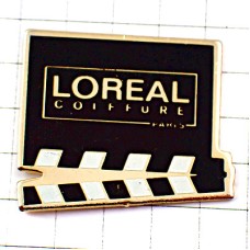 ピンバッジ・ロレアル美容院パリ映画カチンコ小道具 L-OREAL PARIS