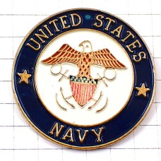 ピンバッジ・アメリカ海軍ネイビー/USA米軍イーグル鷲 UNITED-STATE-NAVY USNAVY