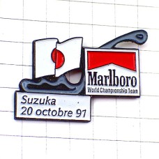 ピンバッジ・F1鈴鹿サーキット日の丸マルボロ煙草 SUZUKA CIRCUIT MARLBORO