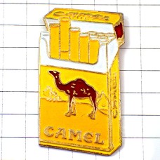 ピンバッジ・キャメル煙草の箱ラクダひとこぶ駱駝 CAMEL